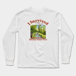 I Survived the North Country National Scenic Trail Long Sleeve T-Shirt